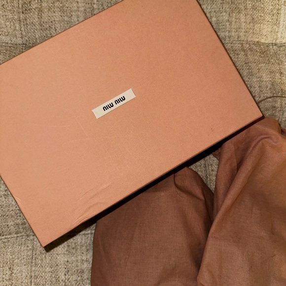 Miu Miu Brown Leather Ankle Boots - Picture 4 of 5